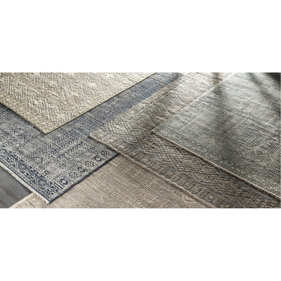 product image for Nobility NBI-2302 Hand Knotted Rug in Dark Blue & Ink by Surya 9