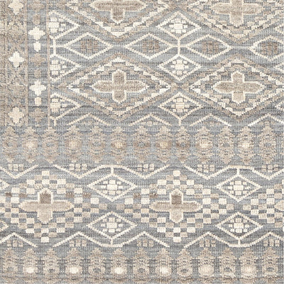 product image for Nobility NBI-2304 Hand Knotted Rug in Medium Gray & Khaki by Surya 26