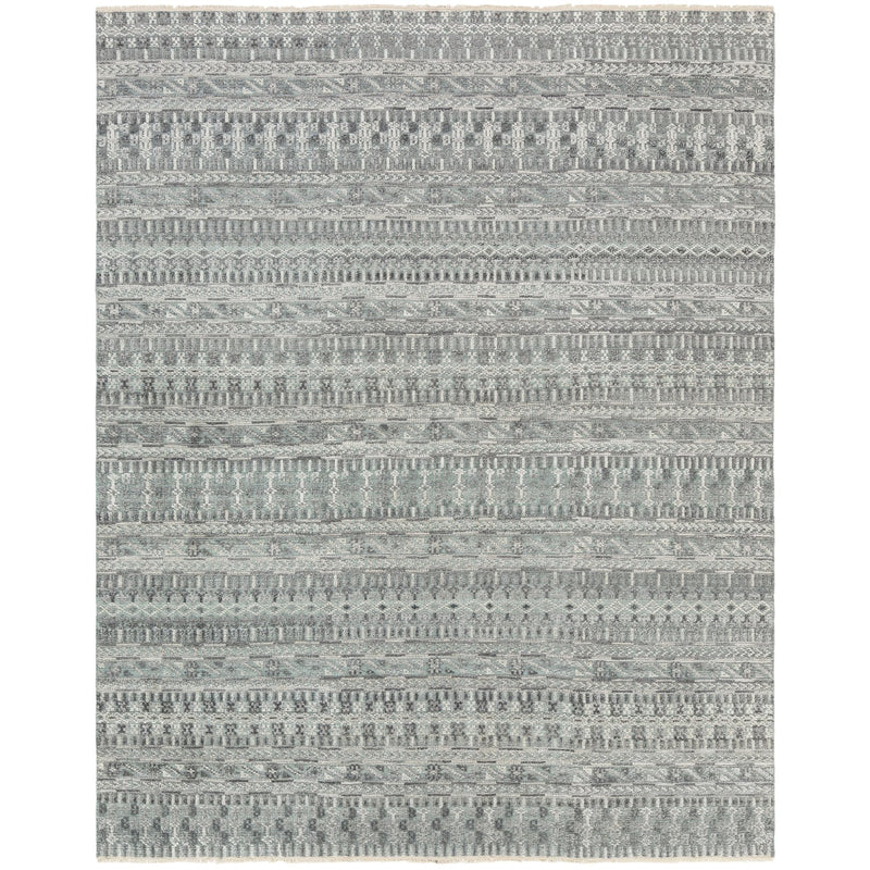 media image for Nobility NBI-2306 Hand Knotted Rug in Sage & Light Grey by Surya 225