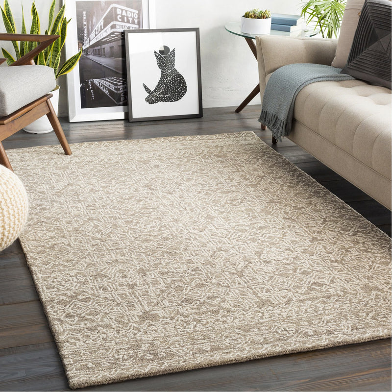 media image for Newcastle NCS-2309 Hand Tufted Rug in Taupe & Cream by Surya 232