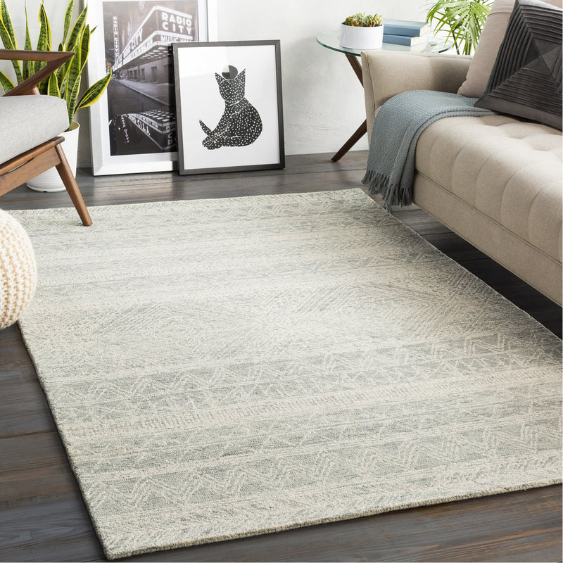 media image for Newcastle NCS-2312 Hand Tufted Rug in Cream & Sage by Surya 215