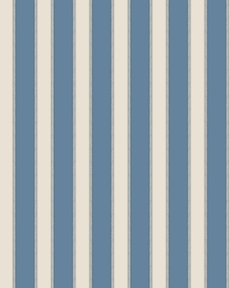 media image for Signature Sackville Stripe Blue Wallpaper by Nina Campbell 284
