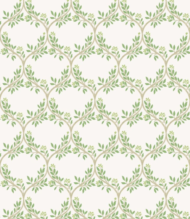 media image for Signature Arber Green Wallpaper by Nina Campbell 24