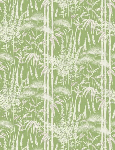 product image of Signature Poiteau Green Wallpaper by Nina Campbell 547