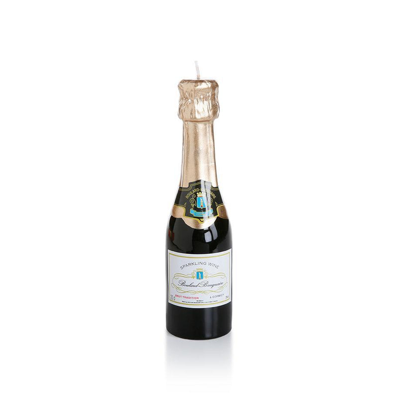 media image for mini champagne bottle candle 1 232