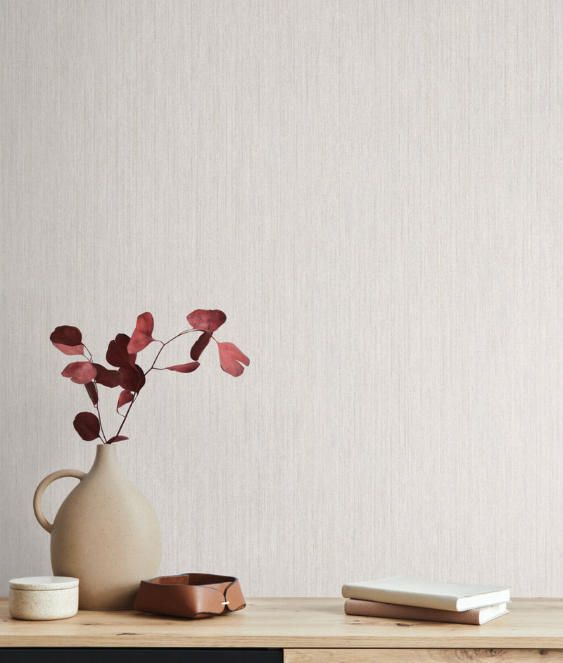 media image for Smooth as Silk Wallpaper in Nebula White from the Natural Digest Collection 239