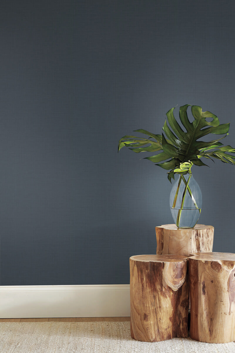 media image for Turret Wallpaper in Midnight Blue from the Natural Digest Collection 280