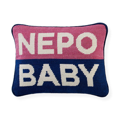 product image for Nepo Baby Needlepoint Pillow 76