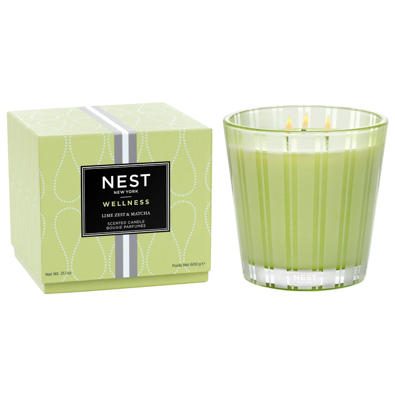 media image for Lime Zest & Matcha 3-Wick Candle 289