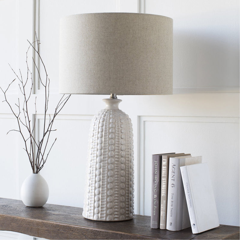 media image for Newell NEW-100 Table Lamp in Camel & White by Surya 211