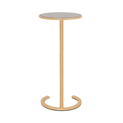 product image for wire wrapped stem round cigar table with antique mirror top by bd studio ii nina g 2 9