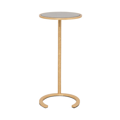 product image for wire wrapped stem round cigar table with antique mirror top by bd studio ii nina g 8 9