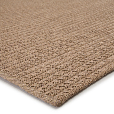 product image for Iver Indoor/ Outdoor Solid Tan Rug by Jaipur Living 76