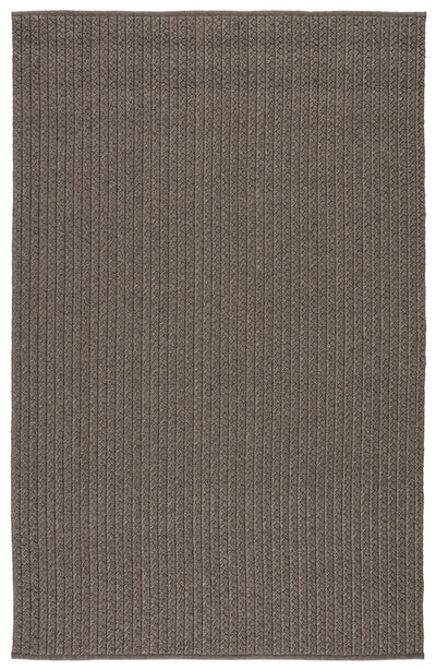 product image for Iver Indoor/ Outdoor Solid Gray/ Taupe Rug by Jaipur Living 45