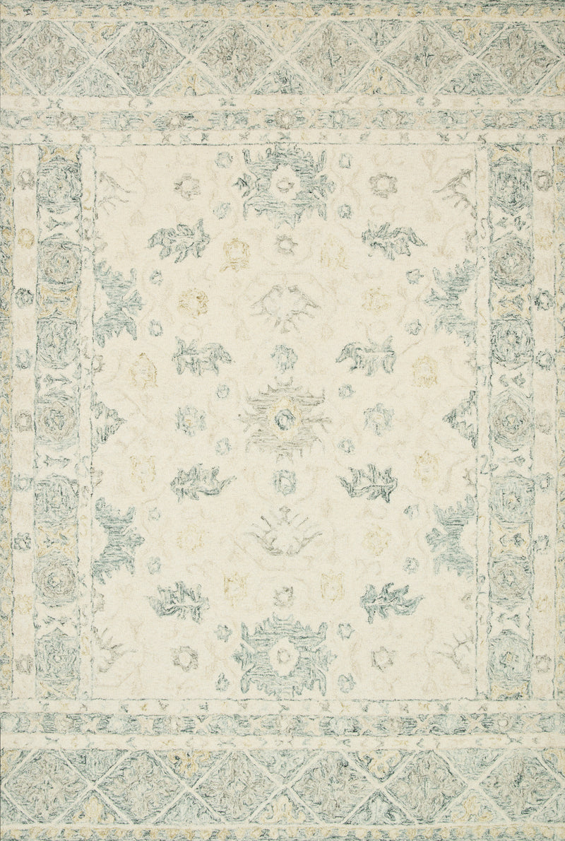 media image for Norabel Rug in Ivory / Slate by Loloi 290