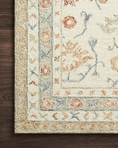 product image for Norabel Rug in Ivory / Rust by Loloi 42