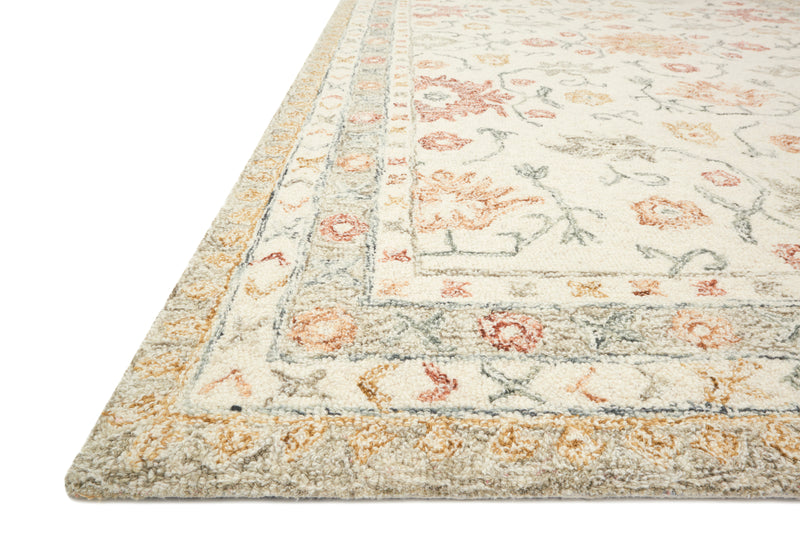 media image for Norabel Rug in Ivory / Rust by Loloi 255
