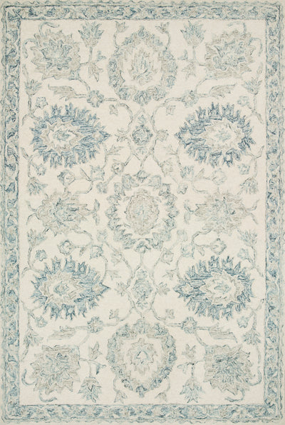 product image of Norabel Rug in Ivory / Blue by Loloi 522