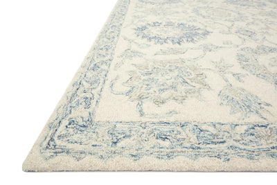 product image for Norabel Rug in Ivory / Blue by Loloi 57