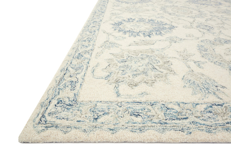 media image for Norabel Rug in Ivory / Blue by Loloi 278