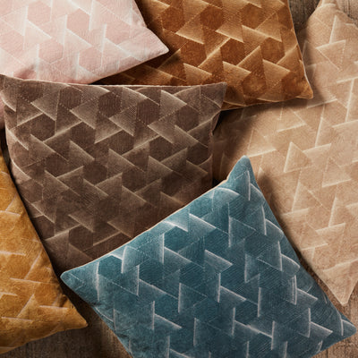 product image for Jacques Geometric Pillow in Dark Taupe by Jaipur Living 94