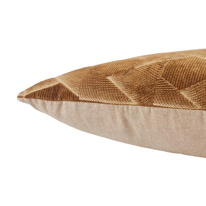 media image for Jacques Geometric Pillow in Brown by Jaipur Living 222
