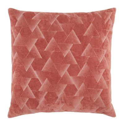 product image for Jacques Geometric Pillow in Dark Pink by Jaipur Living 77
