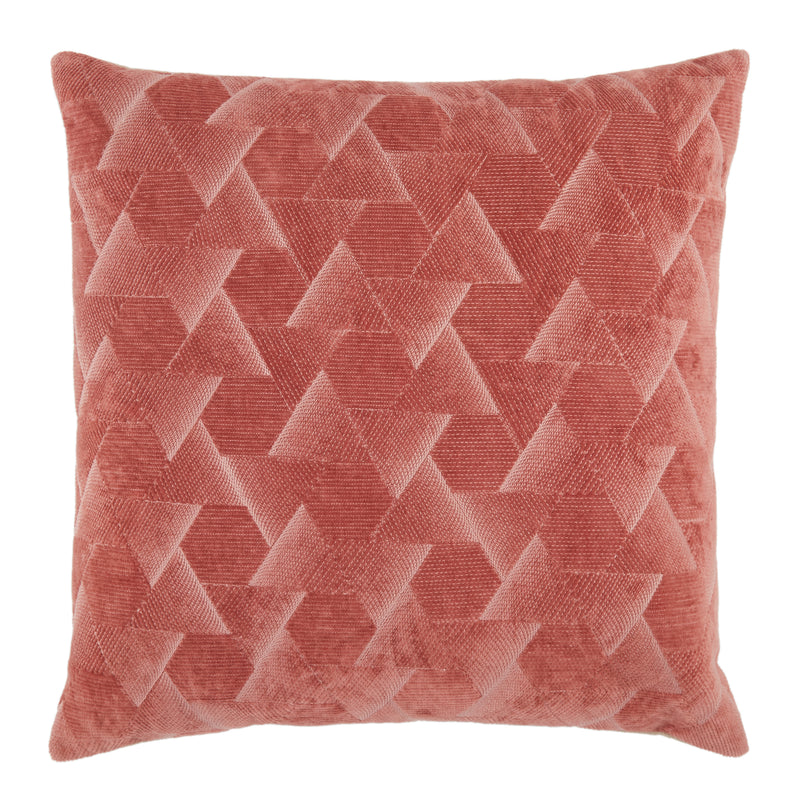 media image for Jacques Geometric Pillow in Dark Pink by Jaipur Living 299
