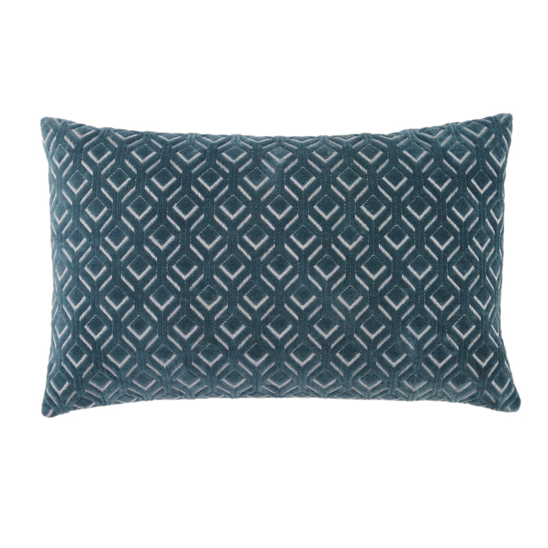 media image for Colinet Trellis Pillow in Blue by Jaipur Living 284