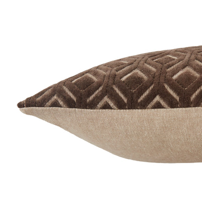 product image for Colinet Trellis Pillow in Dark Taupe by Jaipur Living 79