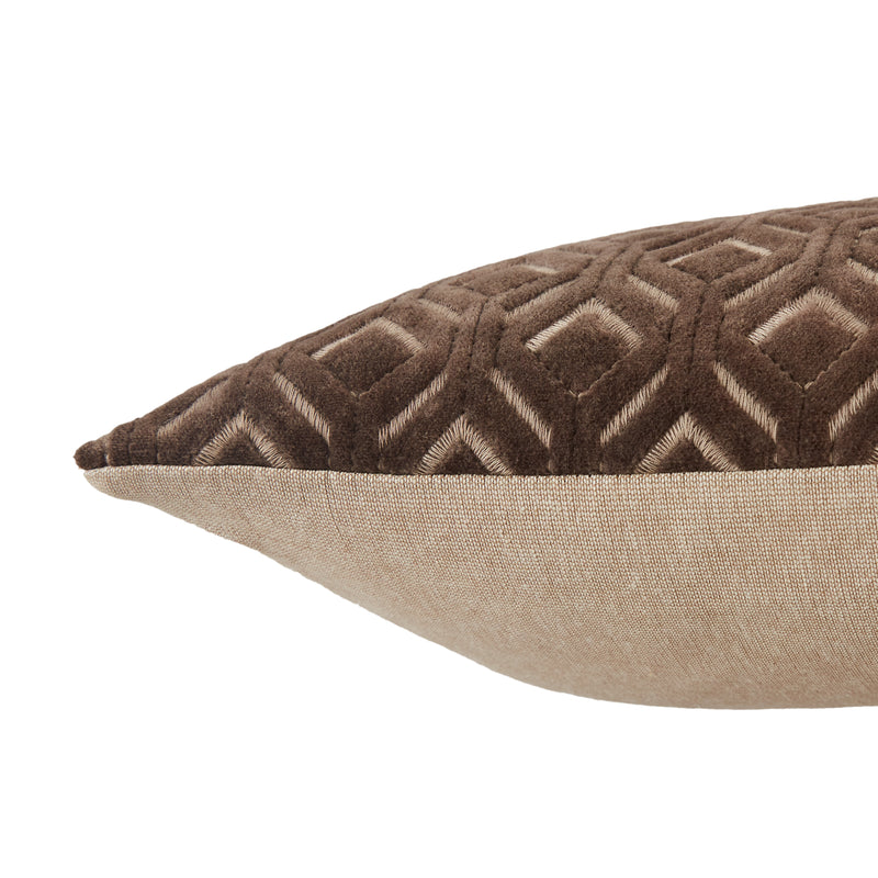 media image for Colinet Trellis Pillow in Dark Taupe by Jaipur Living 270