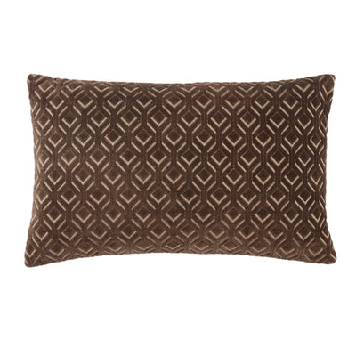 product image for Colinet Trellis Pillow in Dark Taupe by Jaipur Living 79