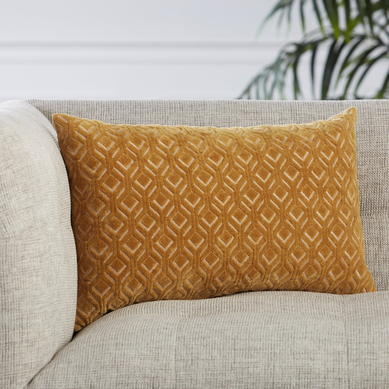 media image for Colinet Trellis Pillow in Gold by Jaipur Living 272