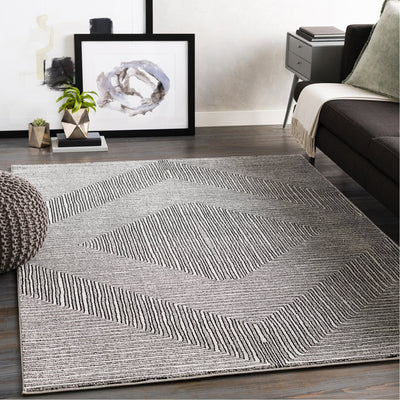 product image for Nepali NPI-2316 Rug in Black & Medium Gray by Surya 76