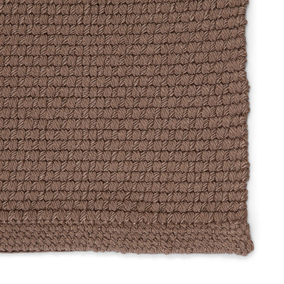 product image for Kawela Indoor/Outdoor Solid Brown Rug by Jaipur Living 49