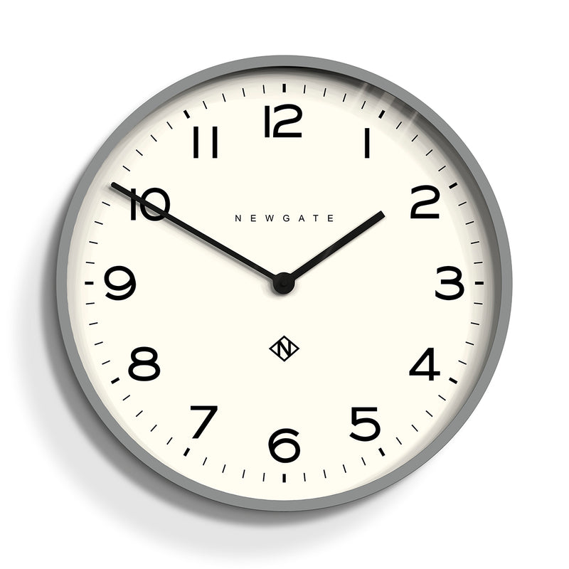 media image for number one echo clock in grey 1 229