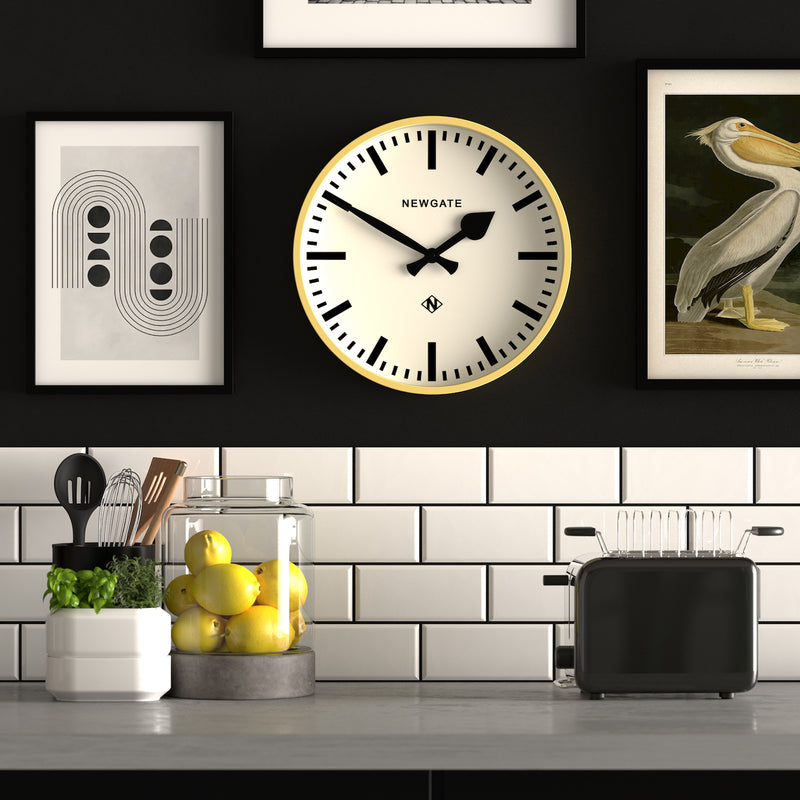 media image for Number Three Railway Wall Clock 259