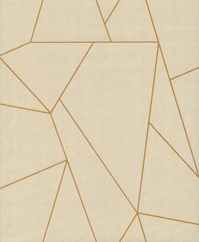 product image for Nazca Wallpaper in Pearl/Gold from the Modern Metals Second Edition 83