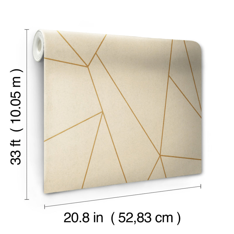 media image for Nazca Wallpaper in Pearl/Gold from the Modern Metals Second Edition 235