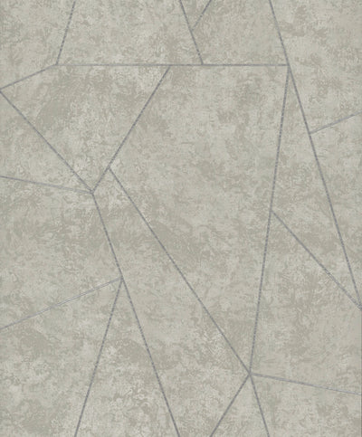 product image of sample nazca wallpaper in light grey and silver by antonina vella for york wallcoverings 1 565