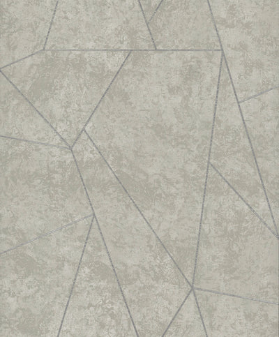 product image for Nazca Wallpaper in Light Grey/Silver from the Modern Metals Second Edition 55