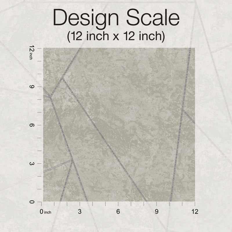 media image for Nazca Wallpaper in Light Grey/Silver from the Modern Metals Second Edition 284