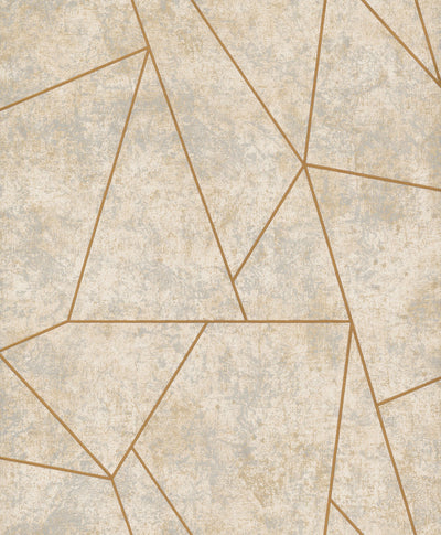 product image for Nazca Wallpaper in Neutral/Gold from the Modern Metals Second Edition 88
