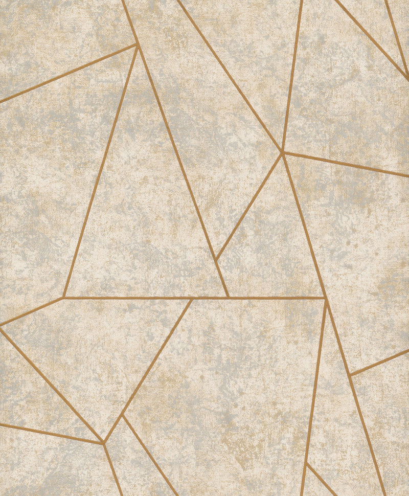 media image for Nazca Wallpaper in Neutral/Gold from the Modern Metals Second Edition 296