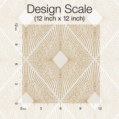product image for Harlowe Wallpaper in White/Gold from the Modern Metals Second Edition 22