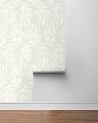 product image for Palm Silhouette Peel-and-Stick Wallpaper in Sea Salt 11