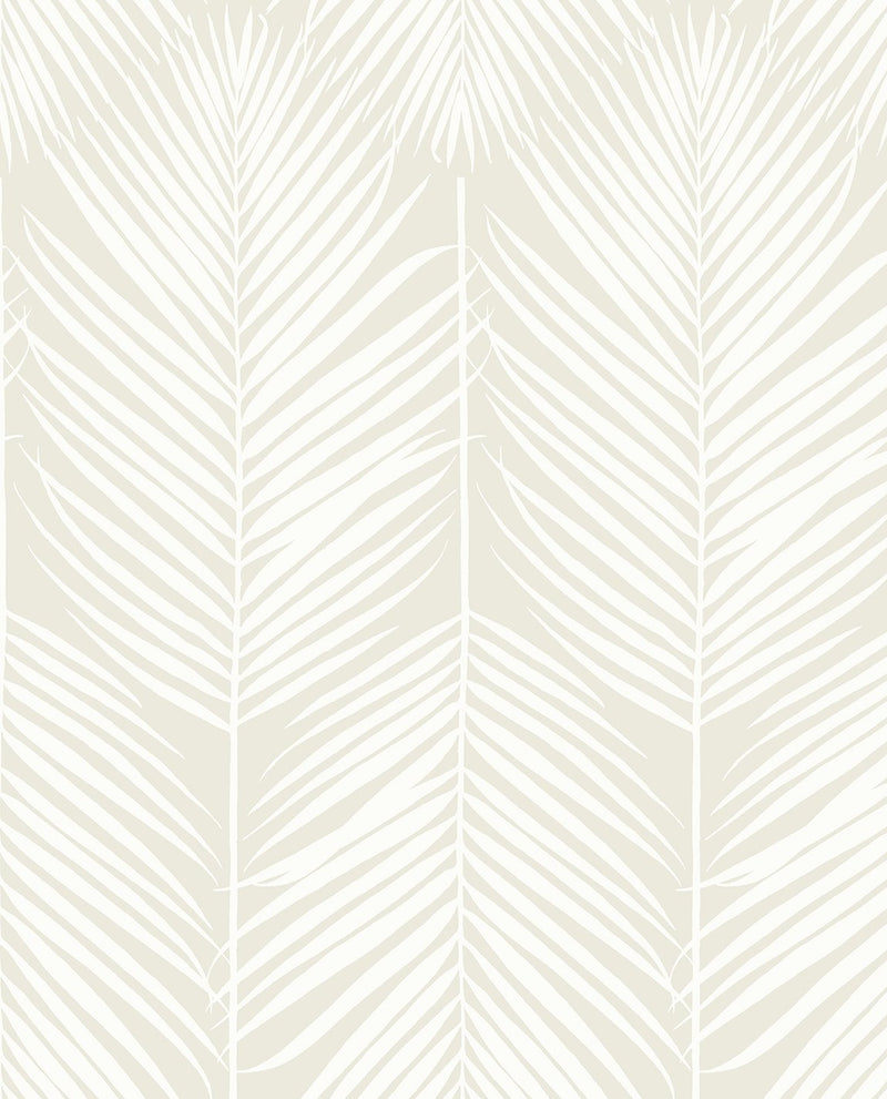 media image for Palm Silhouette Peel-and-Stick Wallpaper in Sea Salt 280