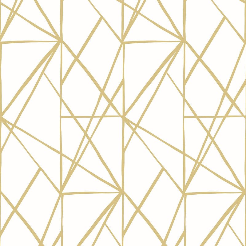 media image for Quartz Geo Gold Peel-and-Stick Wallpaper by NextWall 234