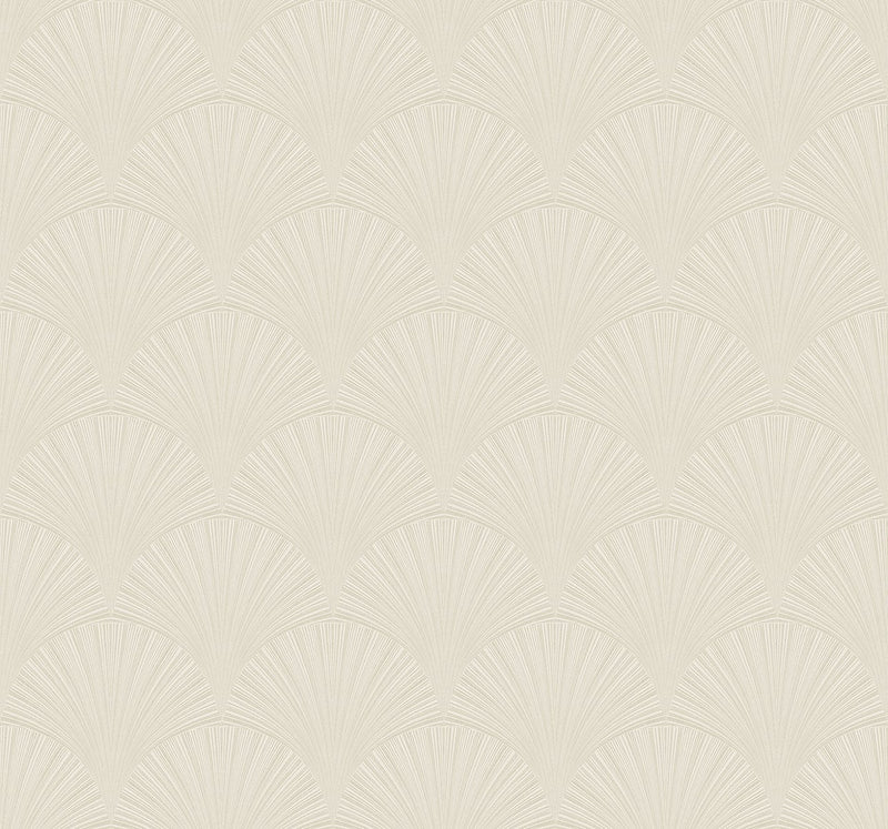 media image for Arches Alba Beige Peel-and-Stick Wallpaper by NextWall 244