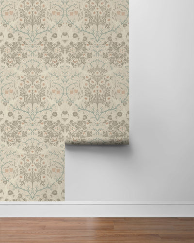 product image for Victorian Garden Lunar Rock & Clay Peel-and-Stick Wallpaper by NextWall 22